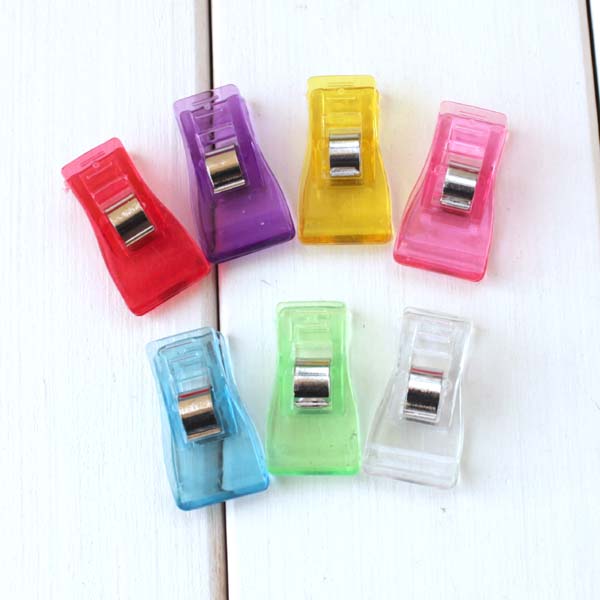 10 pcs Plastic Strong Clip For Craft Fabric Diy Handmade Accessories Patchwork Tools Quilt Clip