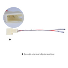 Seicane ledningsnet adapter højttalerkabel til toyota/mitsubishi/subaru (bas)