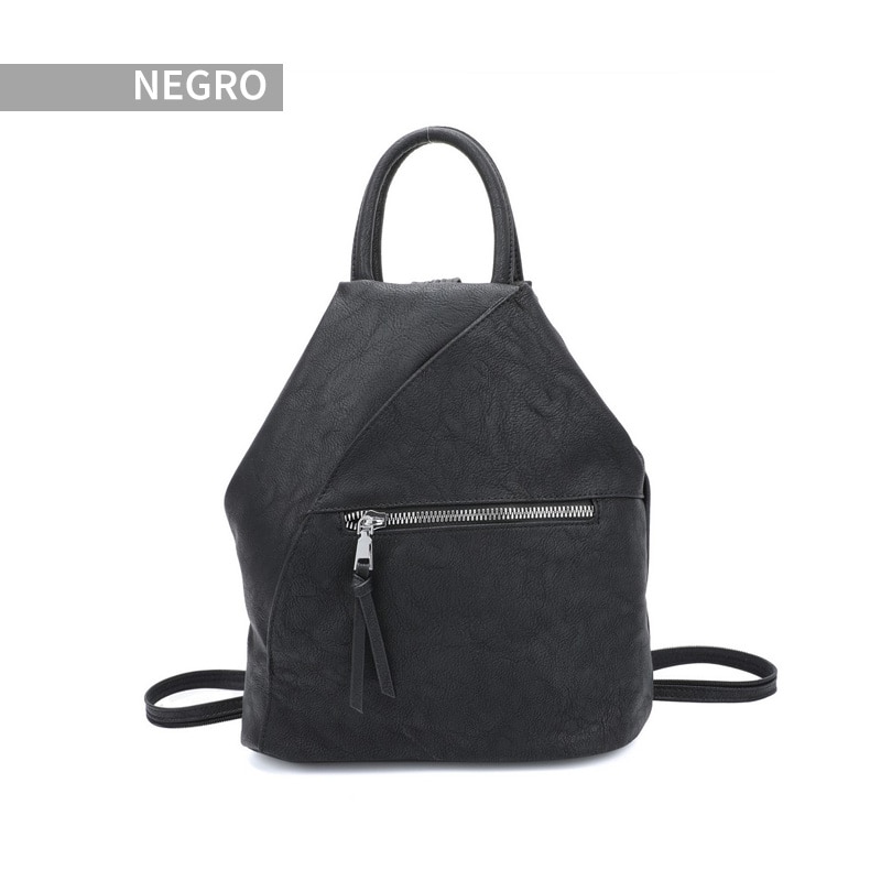 Giovanna Milano Mochila grande antirobo Bolso escolar unisex convertible en un bolso bandolera y bolsos de pecho espaciosos con bolsillos y cremallera para oficina verano viajar de famosa colores T11062