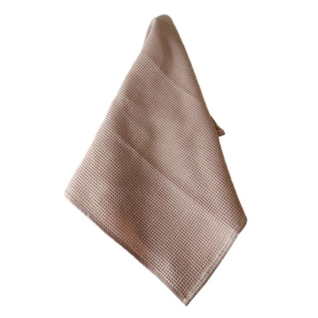33 100% Cotton Table Napkin Waffle Weave Tea Towel Dish Cloth Multi-Purpose Kitchen Towels: Dark Khaki