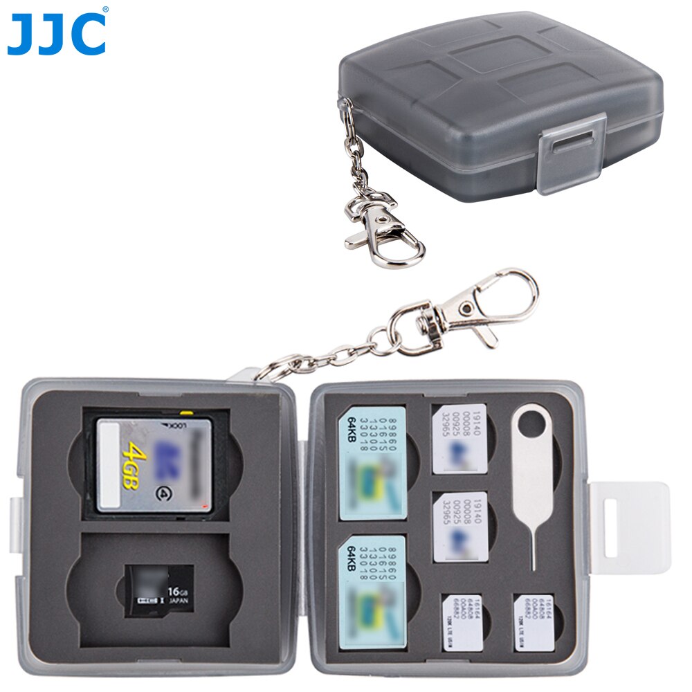 Jjc Sd Cf Tf Sim Nano Simkaart Waterbestendig Camera Memory Card Storage Case Compact Tough Doos