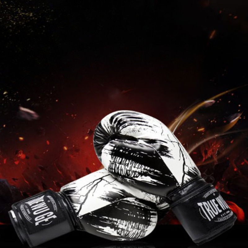 Guantes De Kick Boxing para hombres y mujeres PU Karate Muay Thai Guantes De Boxeo lucha libre MMA Sanda entrenamiento adultos niños equipo