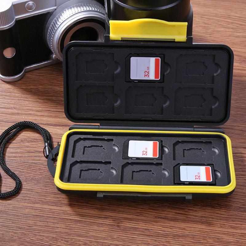 Multi-grid Waterproof Storage Saving Deposit 12SDTF waterproof Shockproof Memory Card Box Connector Mc-sdmsd24 Box Case Holder