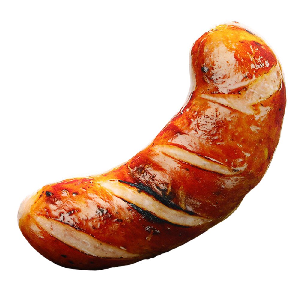 Simulation Real Life Style Chicken Fish Shape Pillow Soft Lumbar Back Cushion Plush Food Pillow Cushion Birthday 20cm#40: B