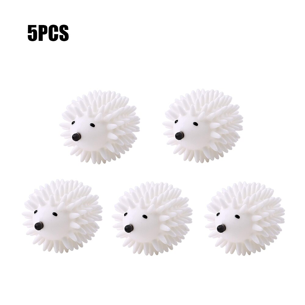 Dryer Balls Reusable Clean Tools Washing Drying Fabric Softener Ball Dry Laundry Products Hedgehog Dry Wash Ball: 5PCS