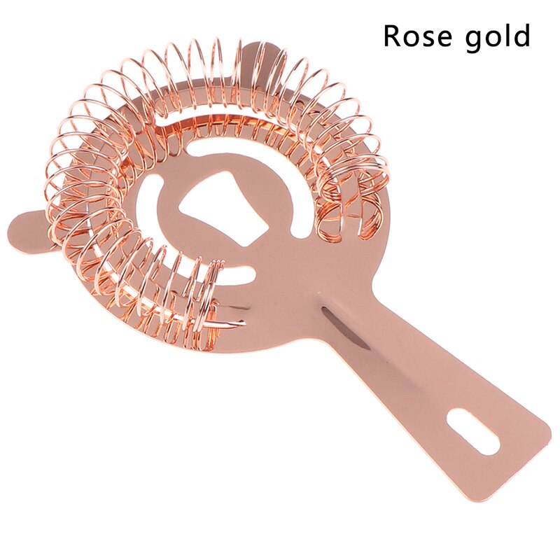 Bar Strainer Stainless Steel Cocktail Strainer Sprung Cocktail Shaker Mixed Drink Bartender Bar Tools
