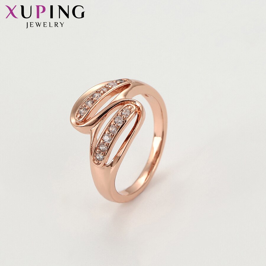 Xuping Rose Gold-color Plated Jewelry Sets Simple Style for Women Birthday Party 65220