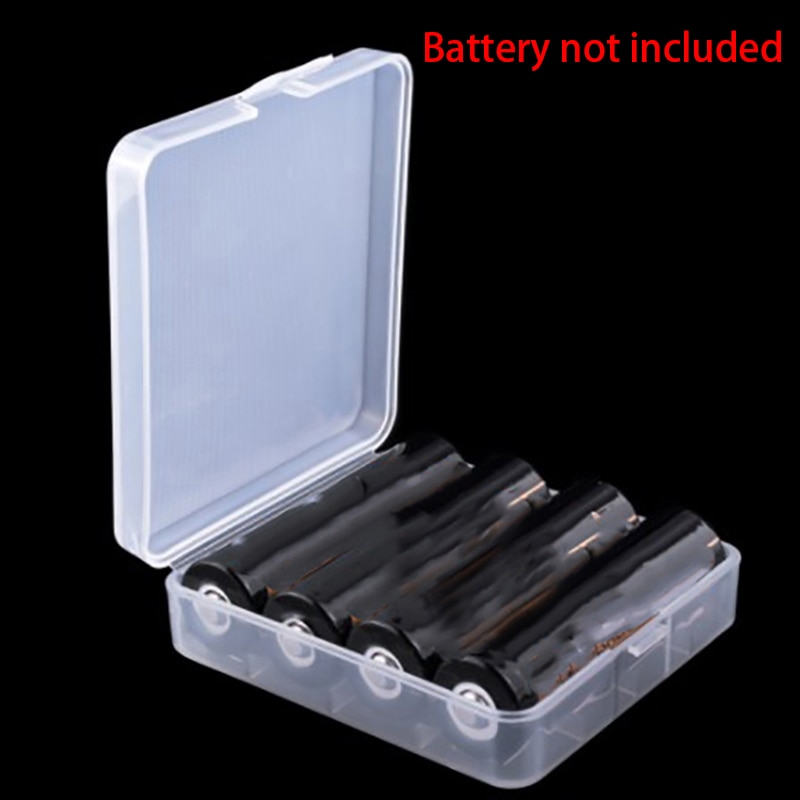 1Pc 4X18650 Batterij Houder Case Organizer Container 18650 Opbergdoos Houder Hard Case Cover Batterij Houder