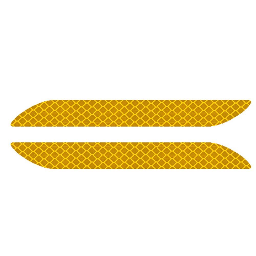 Autocollant réfléchissant universel pour voiture, 2 pièces, Paster d&#39;avertissement de sécurité, décoratif pour barre arrière de voiture résistant à l&#39;eau pour les besoins de sécurité routière