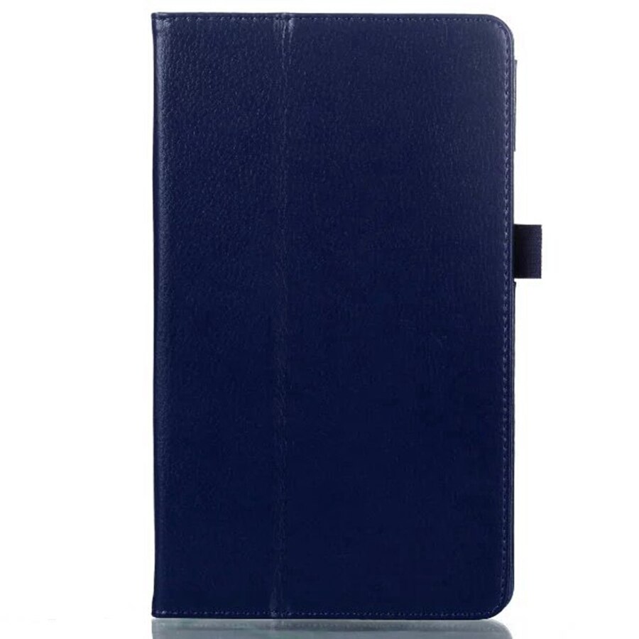 Ultra Slim PU Leather Case For Huawei MediaPad M5 lite 8 JDN2-W09/AL00 8.0 inch Stand Cover for huawei m5 lite 8 Case+film+pen: navy