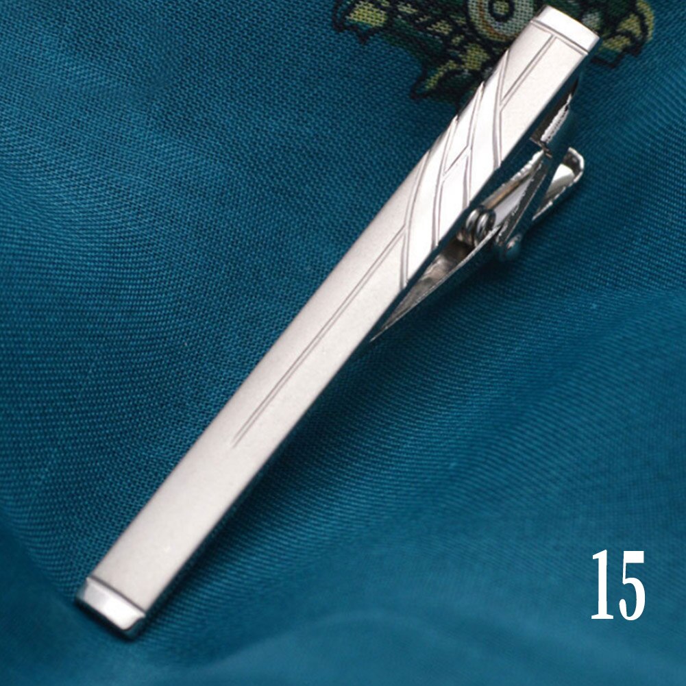 Tie Clips Mannen Metalen Stropdas Bar Jurk Shirts Tie Pin Huwelijksceremonie Metalen Gouden Stropdas Clip Man Business tie Pin Accessoires: B15