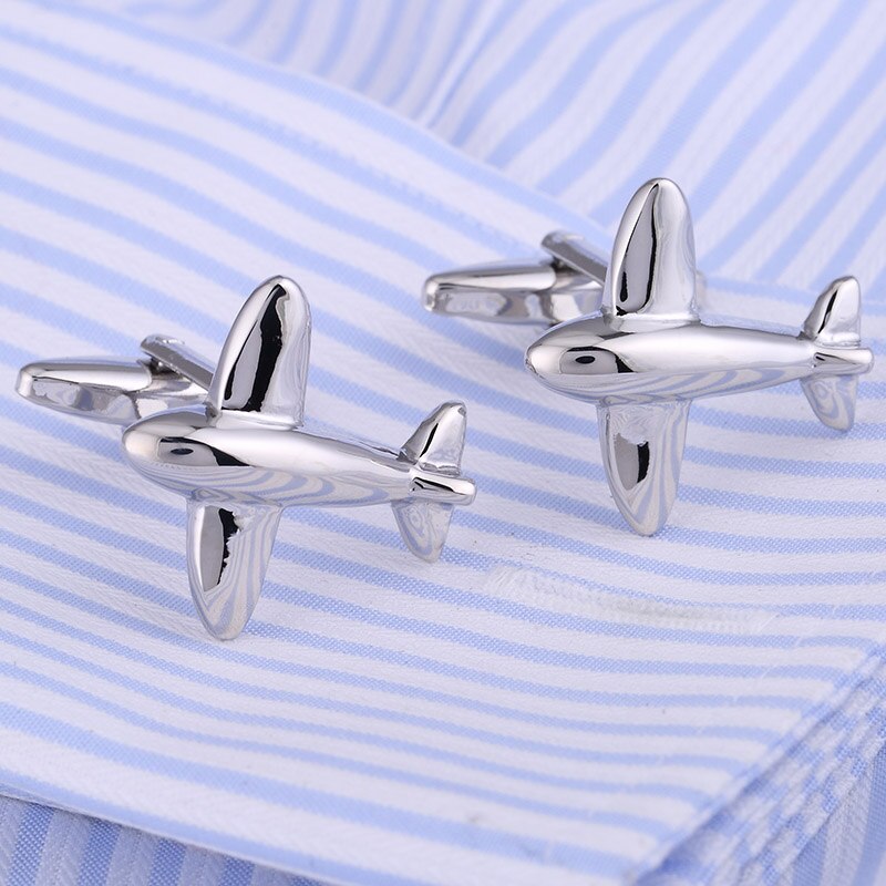 Heiße Verkäufe Lustige Manschettenknöpfe Hemd Manschettenknöpfe flugzeug Manschettenknöpfe flugzeug Cufflings Männer Schmuck Tropfenverschiffen 200: Default Title