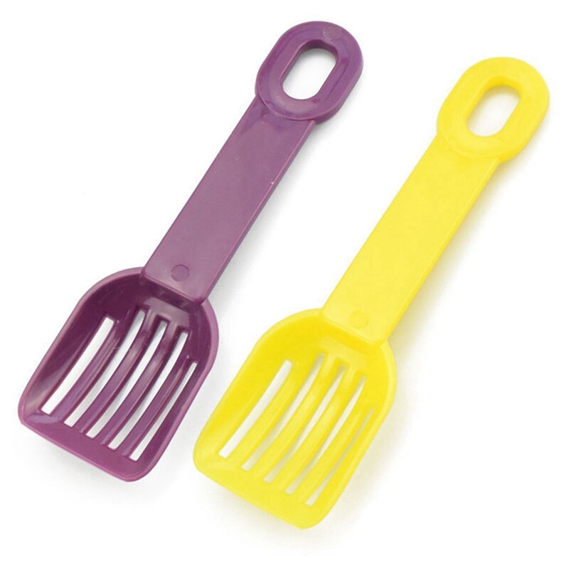 2 pezzi di lettiera per criceti notizia in anticipo di plastica creativa criceto scoop ottavino animale scoop criceto cucchiaio di sabbia prodotti per la pulizia vassoio dei rifiuti: 3