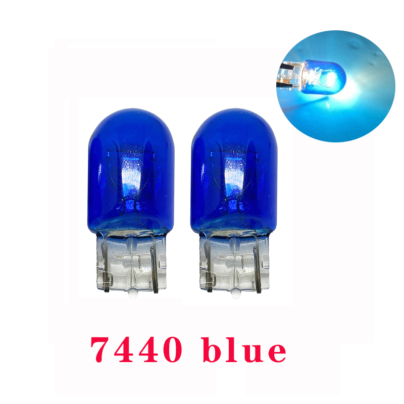1/4/10pcs T20 7440 7443 WY21W W21W Halogen Bulbs 7443 W21/5W T20 Super Bright Backup Reversing Light For Car Signal Lamp 12V