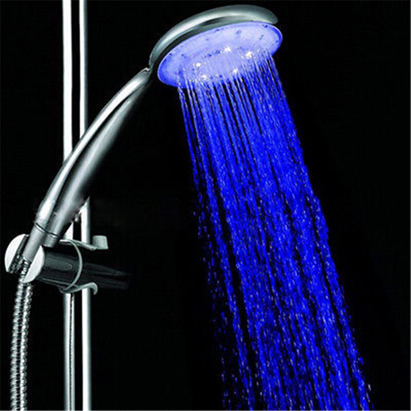 LED Anion Shower SPA Shower Head Pressurized Water - Saving Temperature Control Colorful Handheld Big Rain Shower