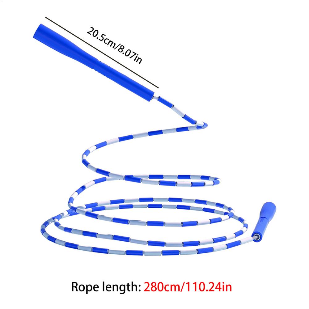 Adjustable Jump Ropes For Fitness Portable Jumping Rope Fitness And Yoga Aerobics Training For Gym Cardio Outdoor Indoor: Blue