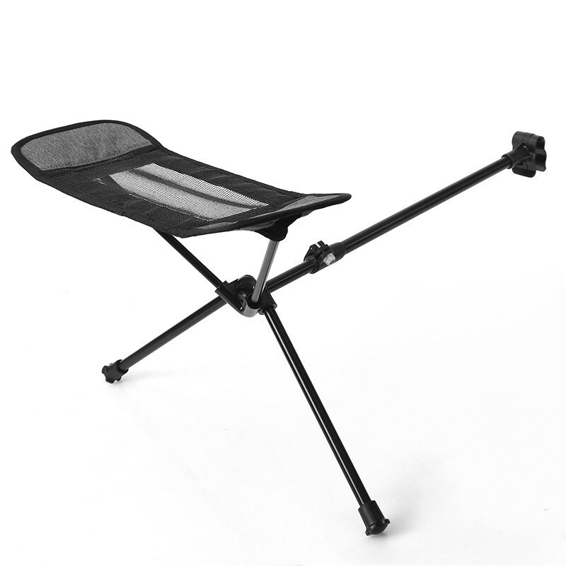 Portable Durable Folding Chair Footrest Aluminum Alloy Outdoor Beach Fishing Barbecue Bracket Camping Chair Foot Recliner: Default Title