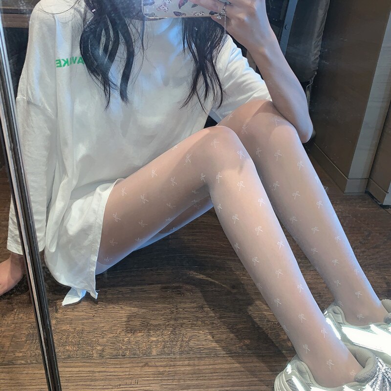Collant gothique japonais en dentelle, bas en résille, noir, rétro, Rose, fleur, vigne, pantalon, amour, bas G, pour femmes: As Image11