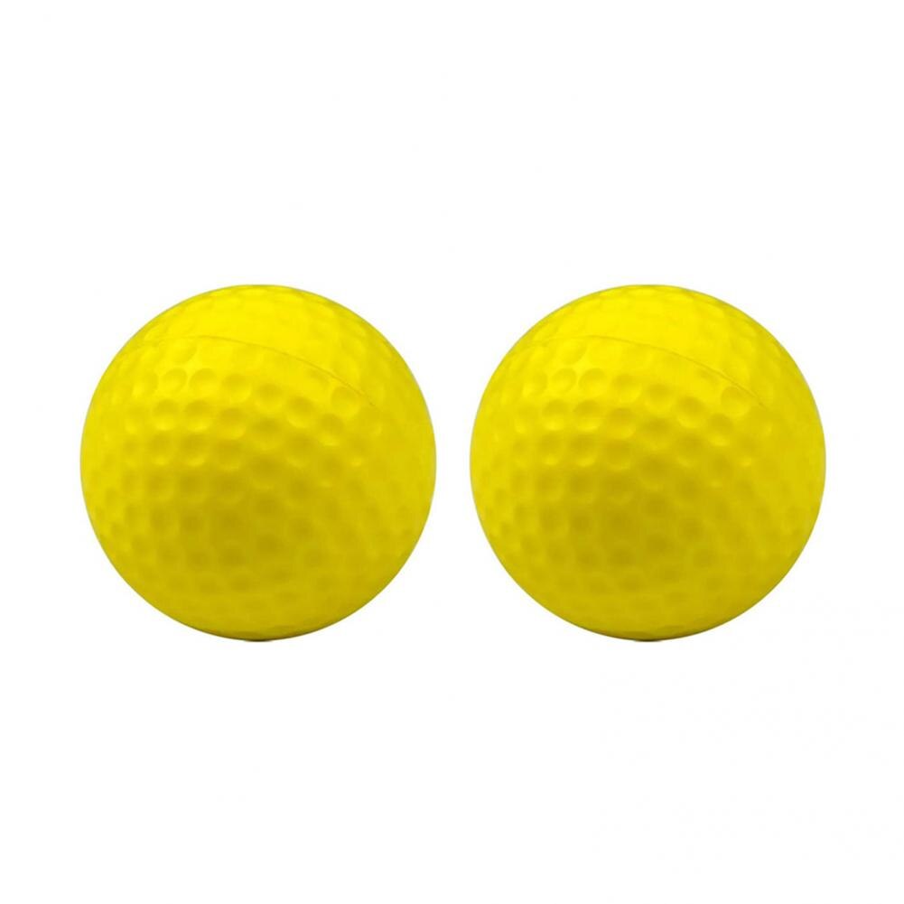 2Pcs Nuttig Golf Licht Ballen Elastische Slagvast Duurzaam Hoge Zichtbaarheid Golf Licht Ballen