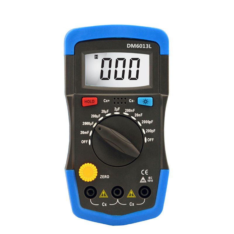 Digital Capacitance Capacitor Tester pF uF Circuit Gauge Tester Capacitance Meter with LCD Display