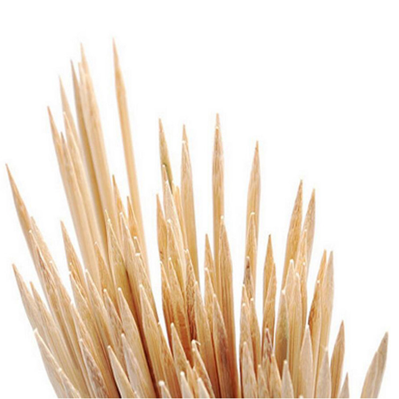 150 STKS Bamboe Stok Natuurlijke Hout Bamboe Sticker BBQ Bamboe Spiesjes Outdoor Camping Wegwerp Bamboestokken BBQ Gereedschap 30 CM * 3 MM