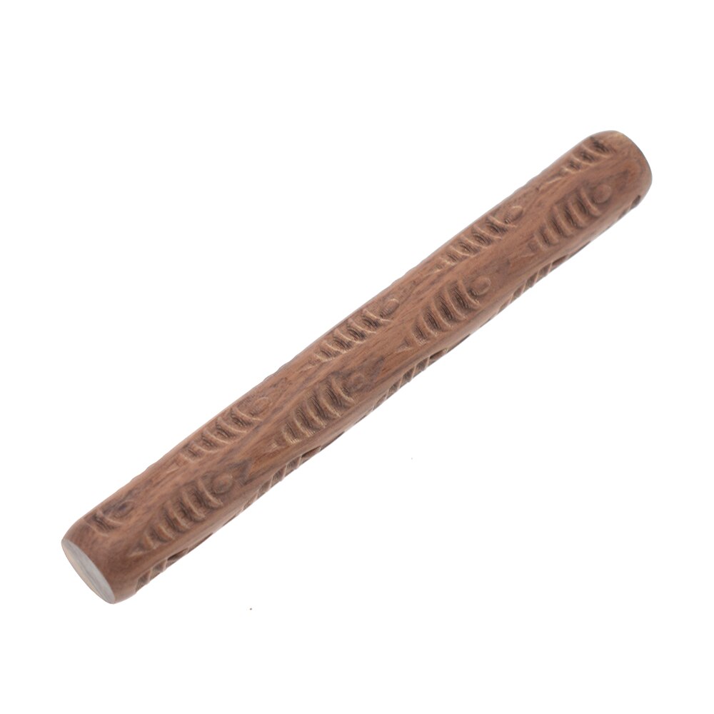 Fisk mönster trä textur prägling stämpel pinne kavel keramik verktyg keramisk polymer lera verktyg keramica maquetas