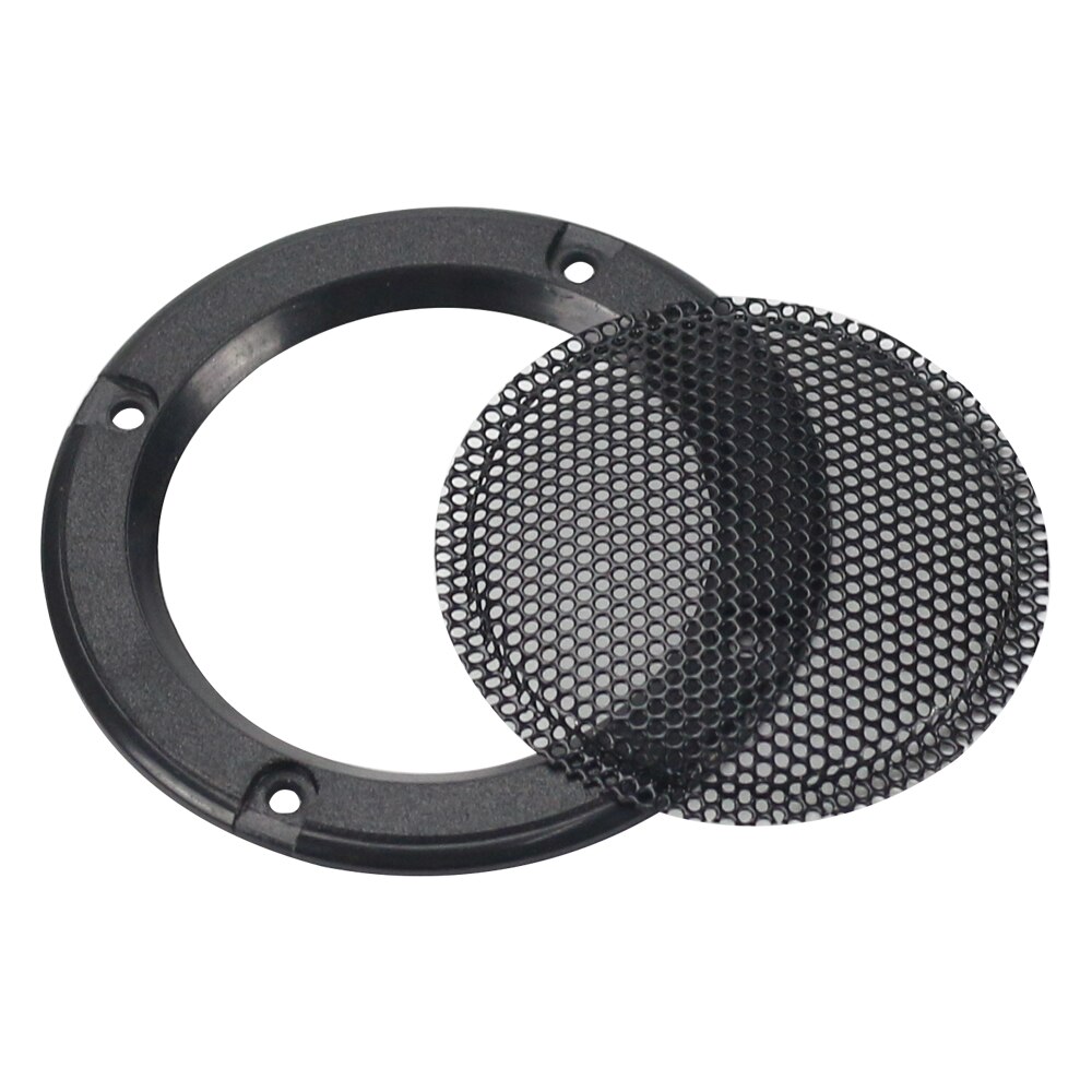 Ghxamp 2 st 2 tum svart bilhögtalare grill mesh hölje nätskyddsskydd diy högtalartillbehör