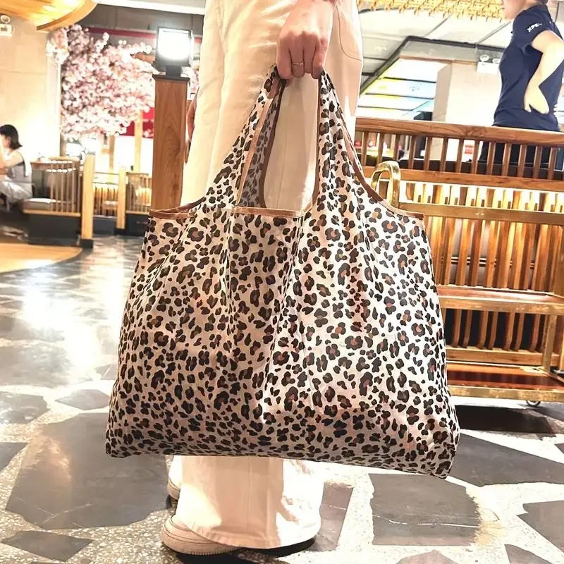 Mode Pocket Opvouwbare Eco Zakken Grote Capaciteit Herbruikbare Boodschappentas Dames Tote 50lb Wasbare Reistas
