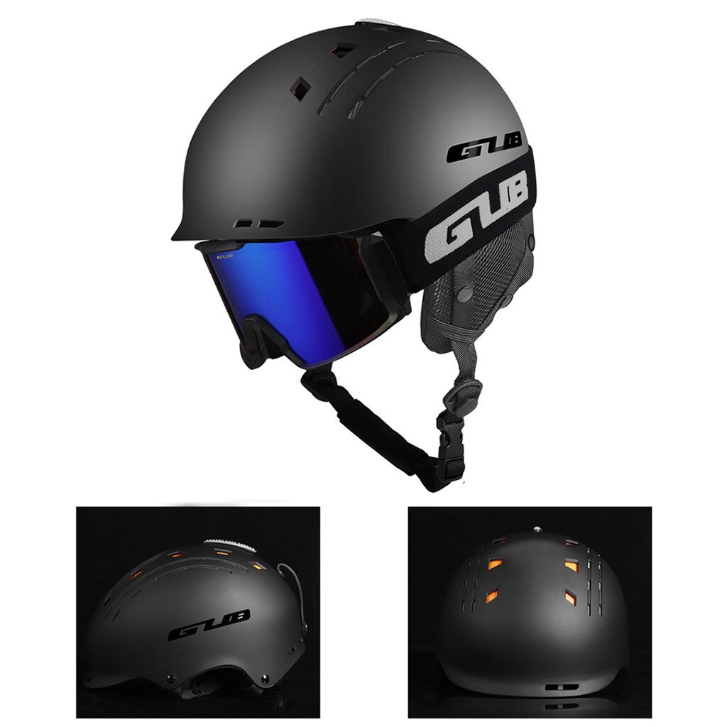 Ski Helm Winter Sneeuw Snowboard Skiën Helm Met Veiligheid Voor Mannen En Vrouwen: BK