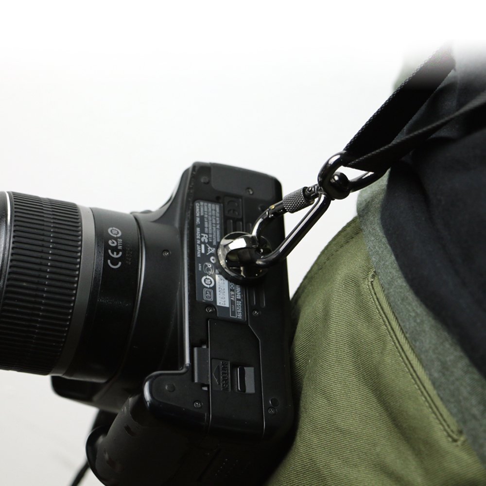 Fokus f -1 snabb bärhastighet sele mjuk axel sele bälteshalsband för kamera dslr svart