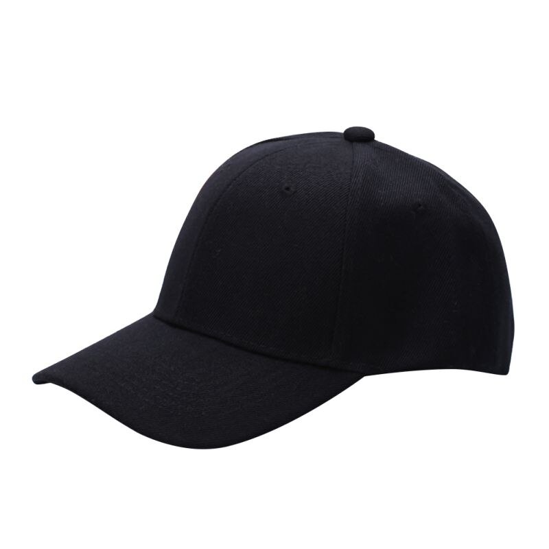 Cappellino da Baseball Unisex in Cotone - Cappellino da Jogging Vintage Regolabile con Motivo a Lettere - Parasole: Nero