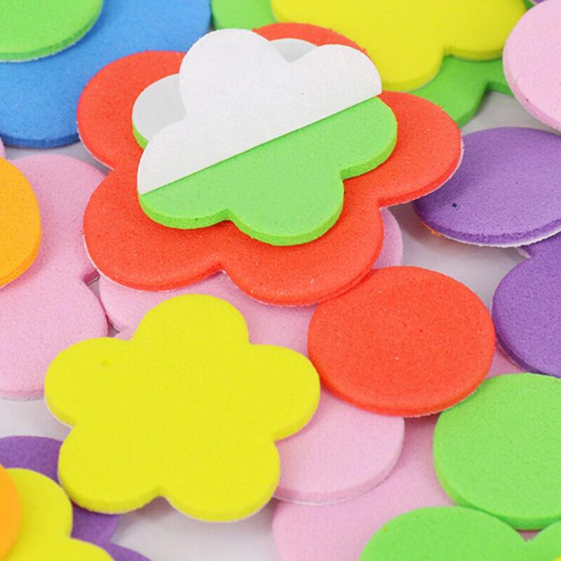 Cartoon Handmade EVA 3D Stickers Star Number Animal Car DIY Material Package Kids Sponge Paper Small Patch With Adhesive