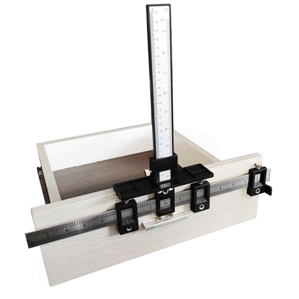 Multi Detachable Hole Punch Jig Tool Home Sleeve Cabinet Hardware Locator Center Punching Drill Bit Guide Woodworking ​Locator