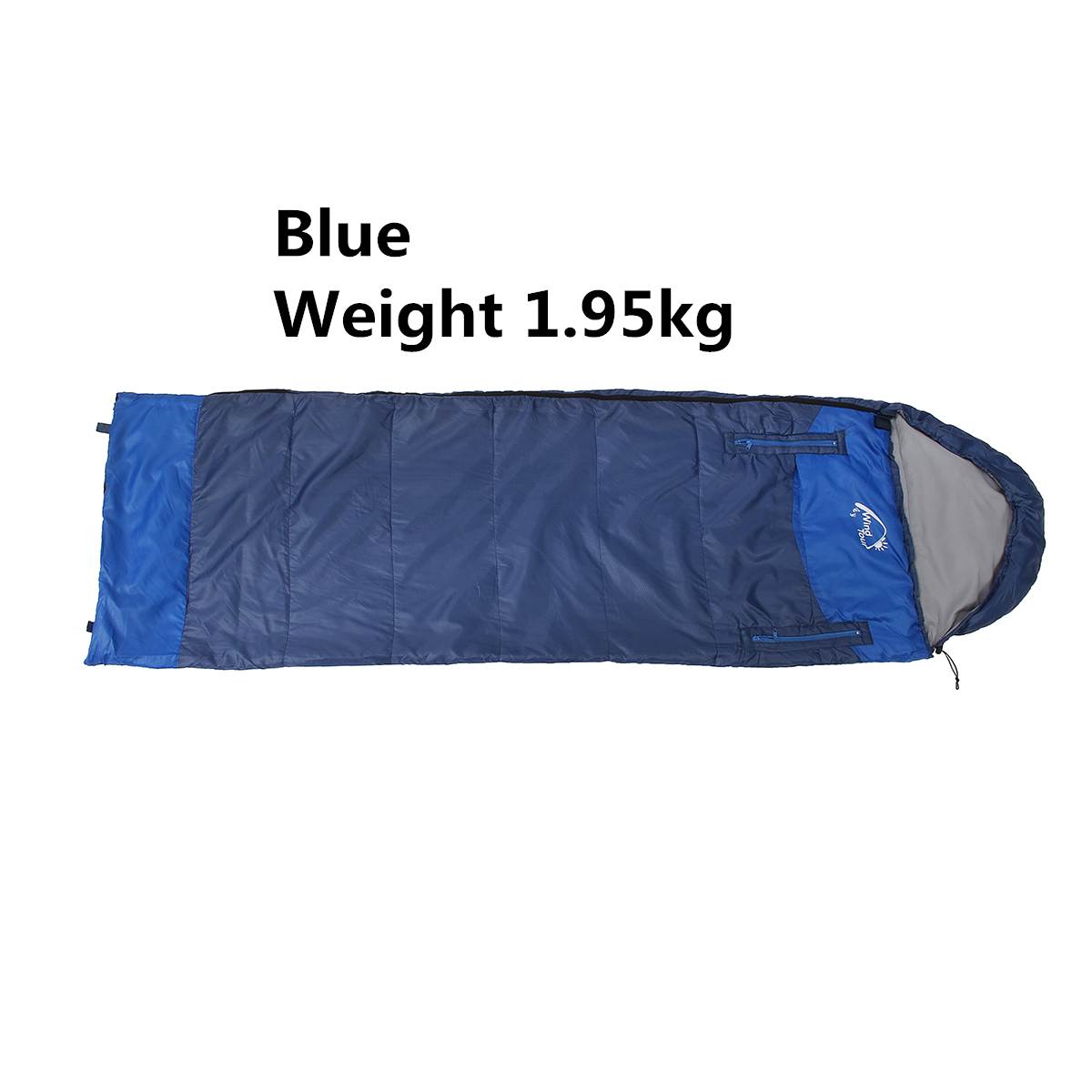 Outdoor Camping Sleeping Bag winter warm Ultralight Compression Pack Envelope Waterproof Spliced double Sleeping bag +Storag bag