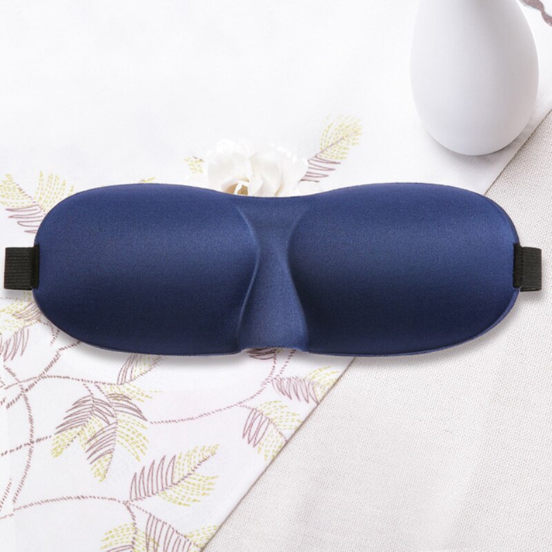 1Pcs 3D Eye Slaapmasker Zijde Slaap Rest Eye Patch Shade Cover Travel Relax Aid Blinddoeken Vrouwen Mannen Zachte draagbare Eye Patch