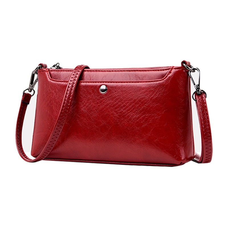 Women Flap Casual Leather Shoulder Bags Lady Crossbody Messenger Bag Envelop Clutch Purse