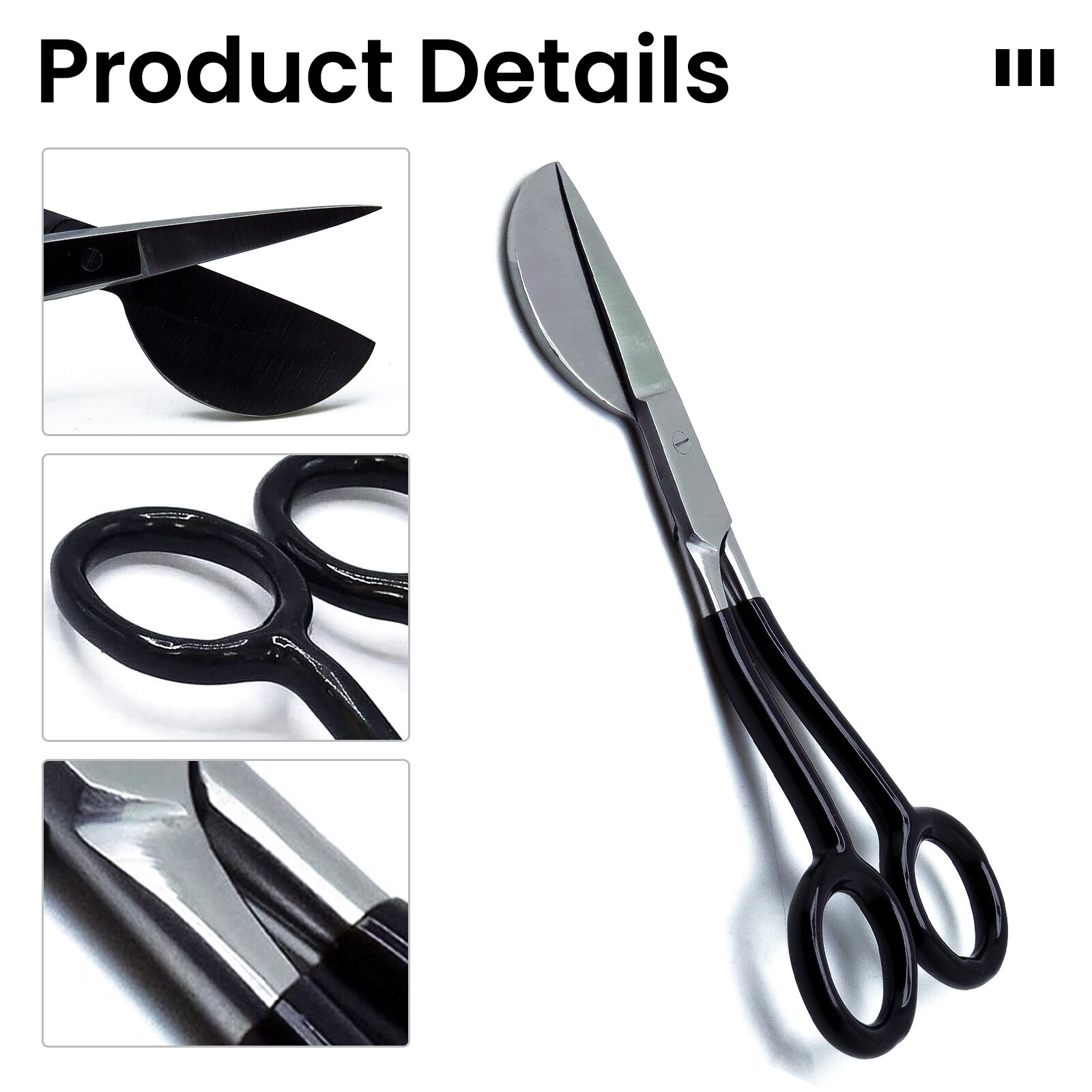 Stevige Tapijt Trimmer Schaar Scherpe Eendenbek Applique Schaar Rvs Naaien Borduren Schaar Blikscharen G2AB