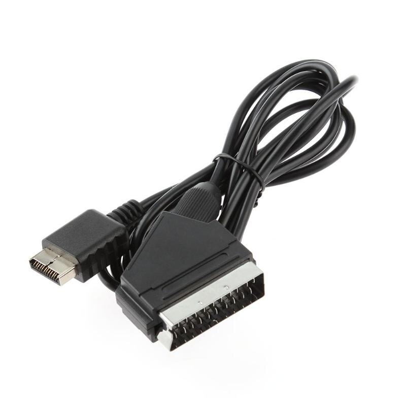 1.8M/6ft Rgb Scart Gaming Draad Kabel Tv Av Voor Sony Playstation PS2 PS3 Game Consoles Voor PS2/PS3 Rgb Scart Hoofd Met Av Zetel