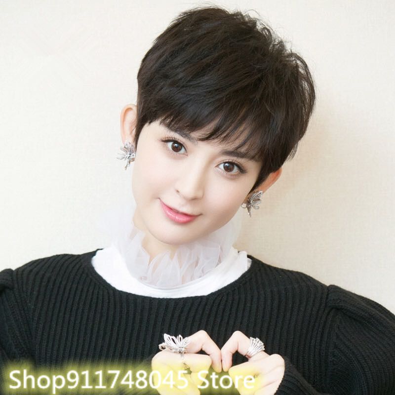 Unisex Short Fluffy Wig Headgear Matte Full Wig For Man Or Cool Women