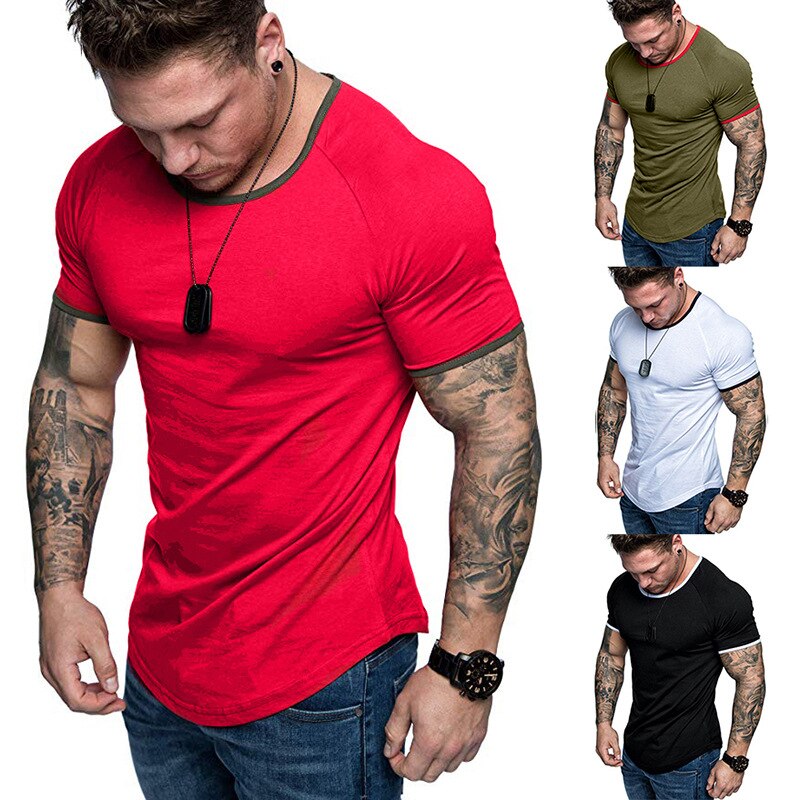 NOVEDAD DE VERANO ropa gimnasios apretado camiseta mens fitness camiseta homme gimnasios t camisa de los hombres fitness camisetas tops