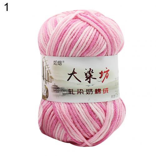 95m Cotton Knitting Yarn Crochet Yarn For Knitting Wool Yarn Warm For Kids Hand Knitted Yarn for Blanket Sweater: 01