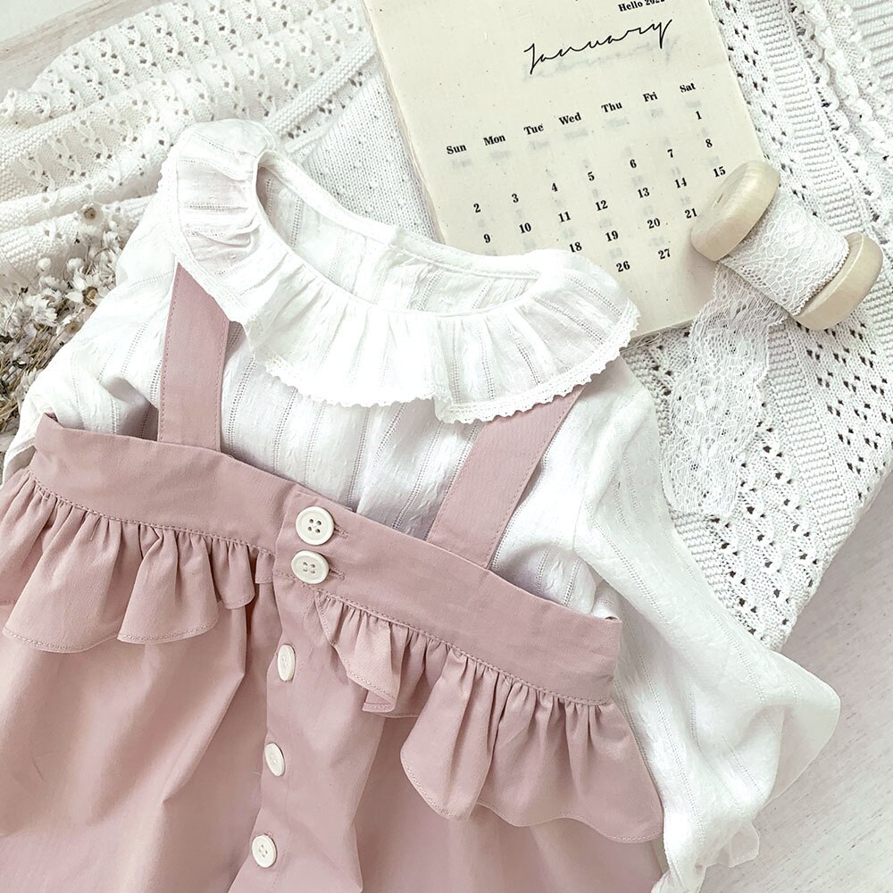 Vestito dal bambino della primavera di nuovo arrivo per le ragazze vestito casuale dalla neonata della principessa infantile senza maniche dell&#39;imbracatura rosa