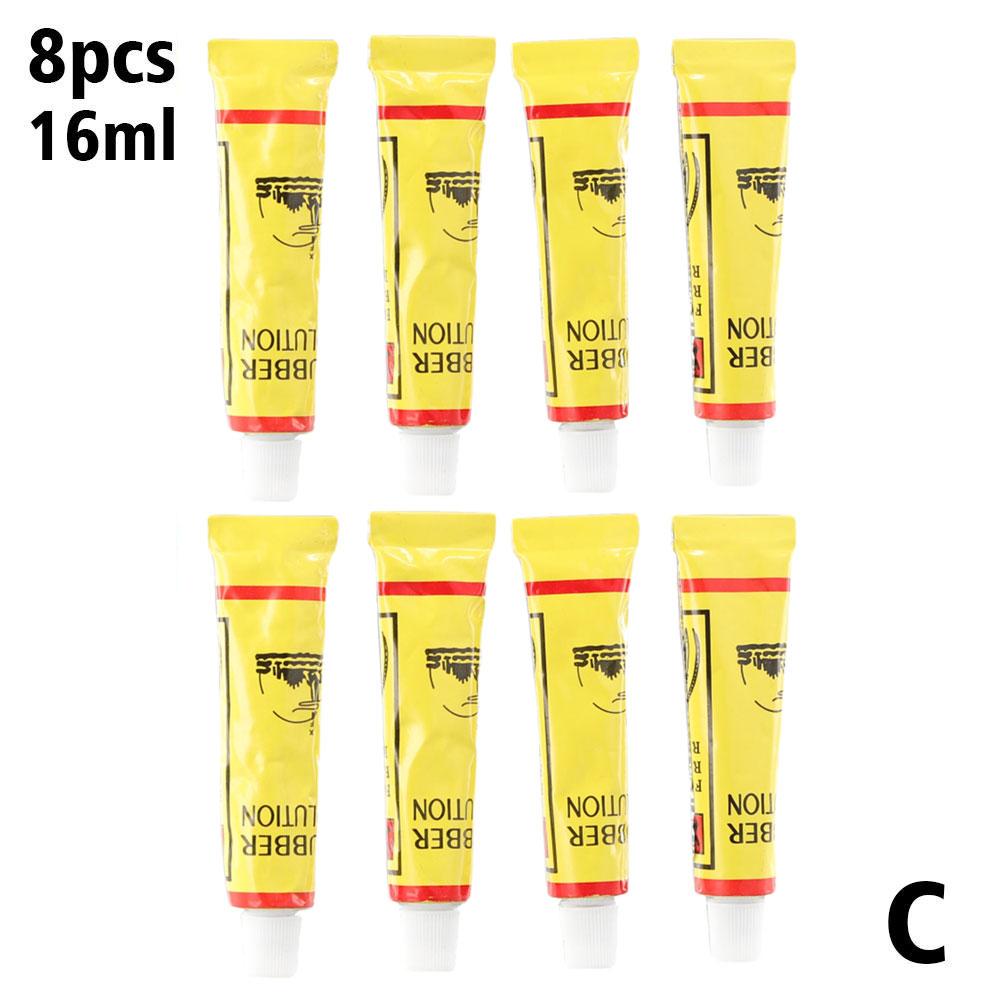 1-20 Stuks Auto Motor Fietsband Repareren Lijm Binnenband Bandenreparatie Lijm Agent Emergency Draagbare Band Gevulkaniseerd lijm: Bruin