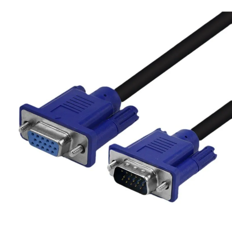 15m VGA-Kabel für Computer Monitor TV-LCD-Monitor Projektor HD-Kabel abgeschirmte VGA-Video-Verlängerung leitung: Weiß / 3m