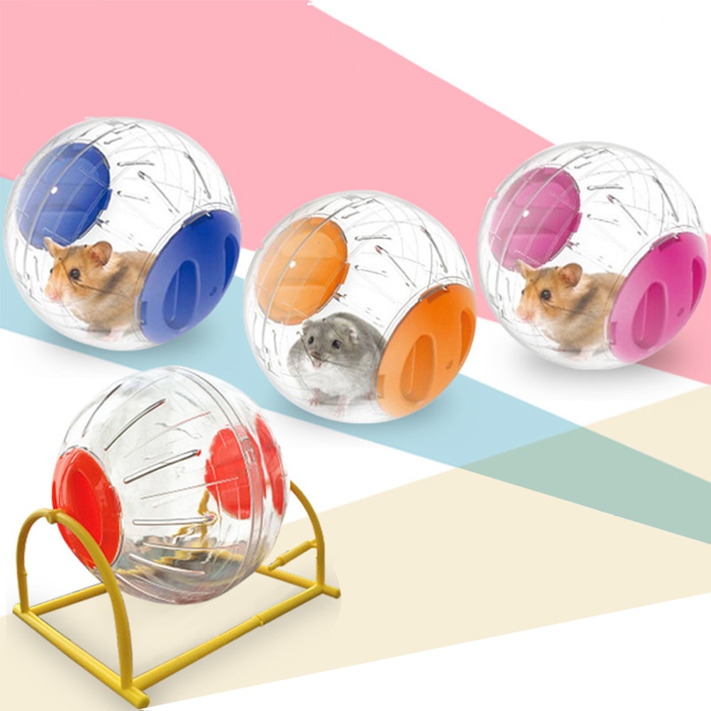 Plastic Pet Round Ball Animal Hamster Mice Toy Transparent Hamster Ball Dog Special Toy Ball Small Animals Cage Accessories