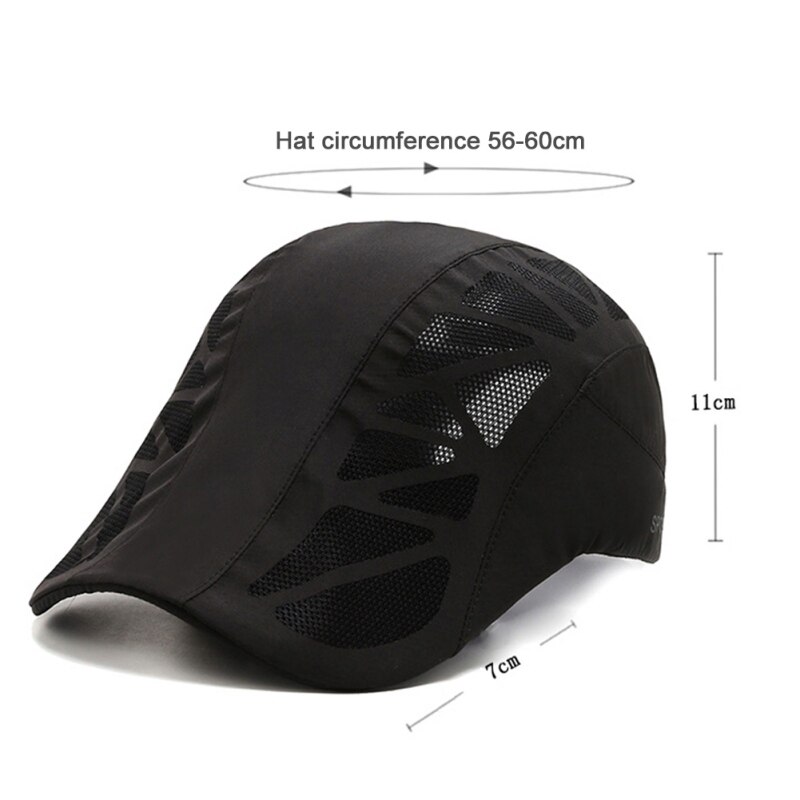 Décontracté Béret Chapeau Lierre Casquette Gatsby Chapeau Casquette de Golf Casquette de Baseball Réglable Respirant Boina Maille Casquettes De