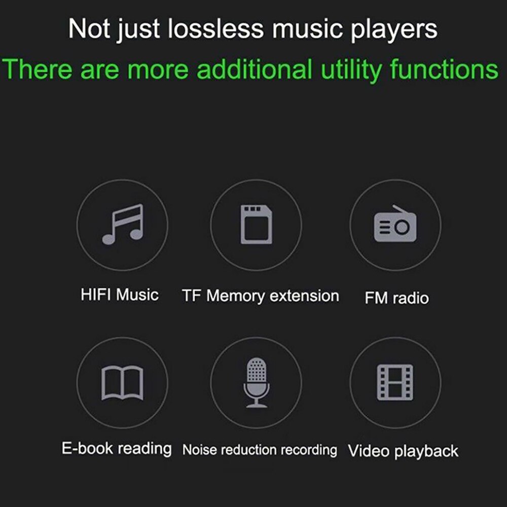 Reproductor MP3 MP4 clásico con pantalla LCD de 1,8 pulgadas, tarjeta de vídeo HD, compatible con varios idiomas, música, vídeo, reproductor multimedia, Radio FM, micrófono incorporado