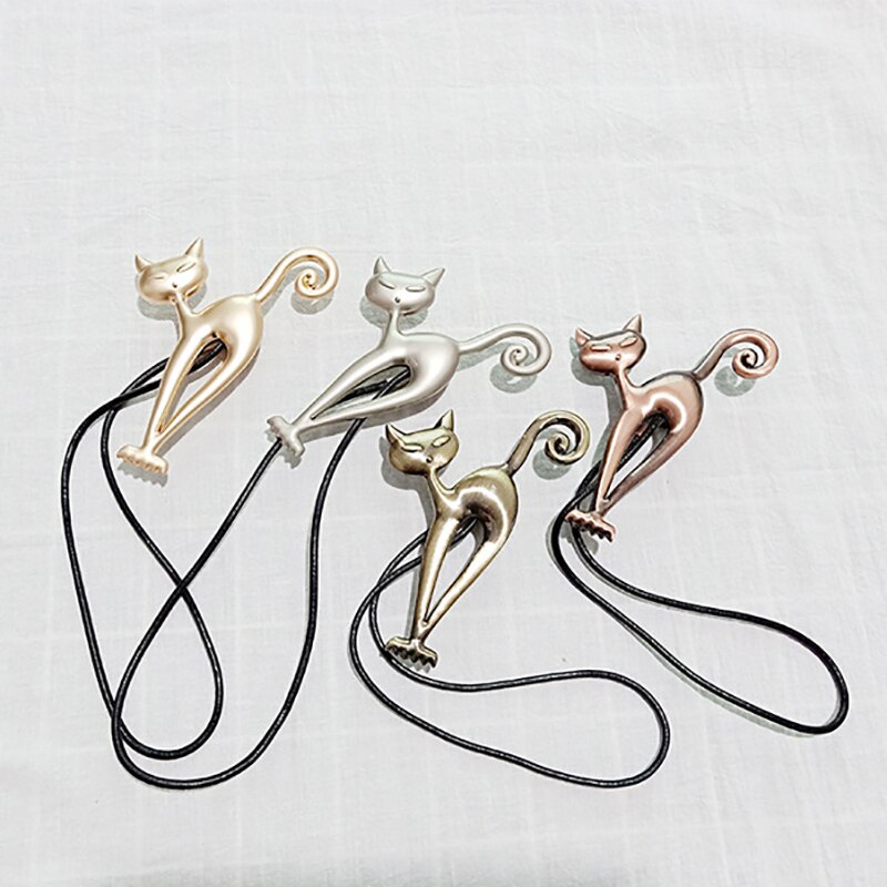 Metalen Kat Gordijn Clip Gordijn Houder Tieback Buckle Clips Gesp Tie Terug Gordijn Accessoires Magnetische Knop Home Decoratie