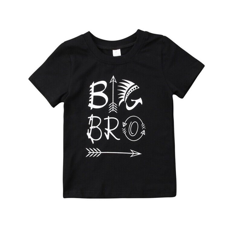 Neugeborenen Baby freundlicher Kleidung Spitzen Famliy Passenden Anzug groß Bruder T-Shirt Kleinen Bruder Bodys Junge 0-6 T:  1 zu 2T