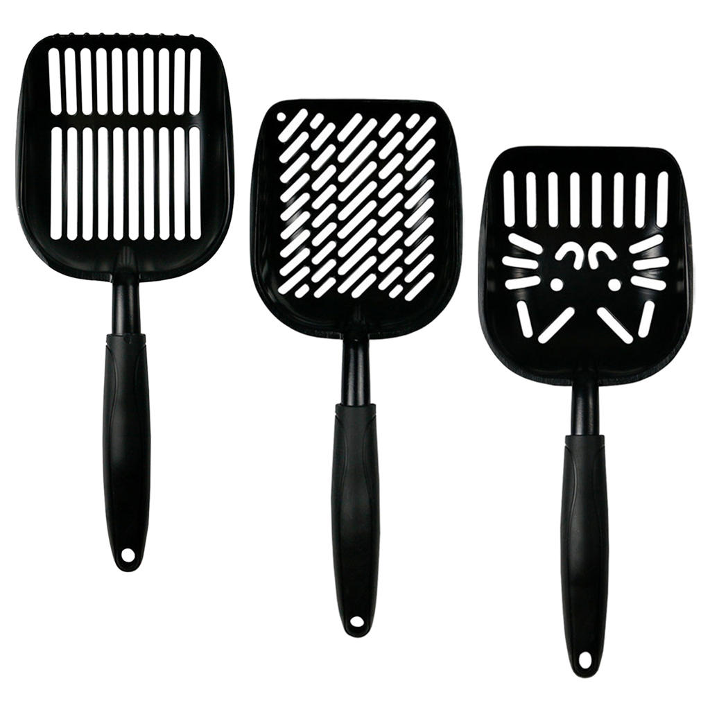 Cat Litter Box Scoop Wide Poop Picker Long Handle Rust Resistant Corrosion Resistant Litter Box Cleaner for Cat Poop Sifting Pet